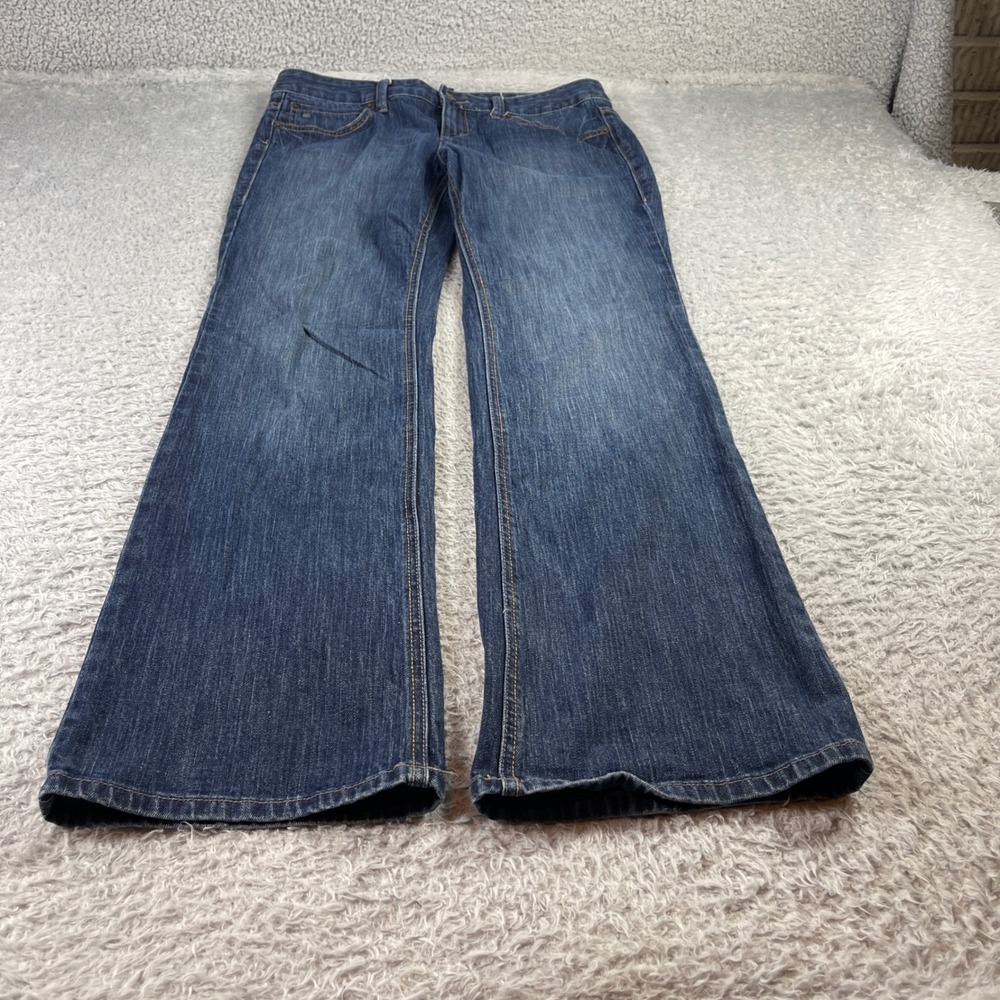 Tommy Hilfiger American Freedom Bootcut Jeans Blue Modern Rise Womens 10 x 33.5